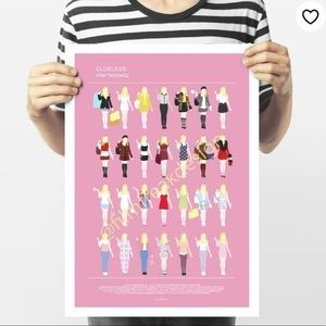 Framed Clueless Fashion Print